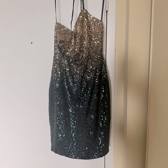 Sequinned strap dress in size small - Picture 3 of 5